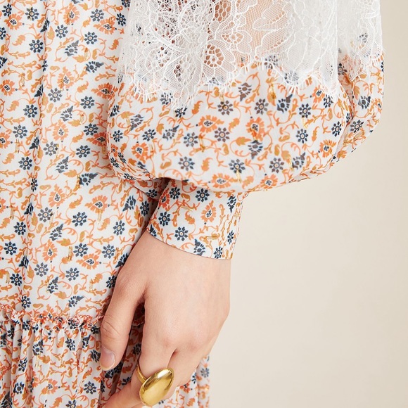 Sachin & Babi Rosalyn Tiered Lace Maxi Dress - Picture 5 of 15